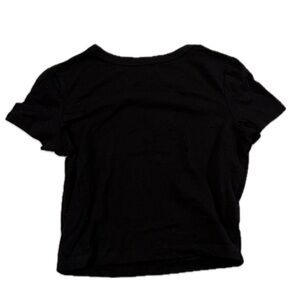 target ft. wild fable basic black cropped tight tee